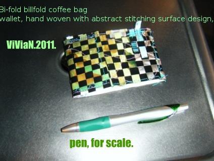 outside of Bi-fold wallet pictured to left.