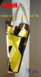 vertical coffee bag tote- bottle 